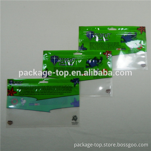 colorful printing fishing lure zipper bag export to usa / customized plastic fishing lure zipper bag